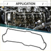 Black rubber valve cover gasket for Toyota 4Runner 2.7L 3.4L EFI 1996-2002 shown from the back side
