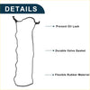 Black flexible rubber valve cover gasket designed to prevent oil leaks for toyota 4runner 2400cc 3000cc 1984-1988