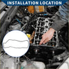 Black rubber valve cover gasket for Toyota Belta 2005-2012 engine cylinder head installation use