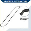 Black rubber valve cover gasket for toyota crown majesta 1999-2007 with smooth flexible texture and reinforced edges