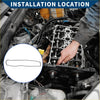 Metallic valve cover gasket for toyota crown majesta 1999-2007 with visible engine cylinder head components