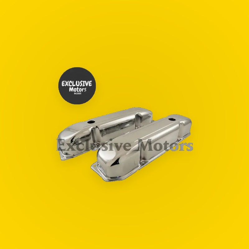Valve Covers Chrome Steel for Chrysler Mopar 383/426/440 Wedge