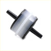 Black and translucent plastic fuel filter with two black caps valve emission solenoid for mitsubishi pajero montero