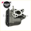 Gray metallic valve for nissan np300 navara pathfinder 2002-2021 with black plastic cover and central circular opening