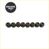 Eight black metallic valve stem oil seals arranged in a row for mazda e2200 bus and b2200 pickup engines