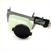 Translucent pale green plastic brake fluid reservoir with black rubber cap for vane pump oil reservoir toyota hilux 2015-2020