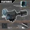 Black durable abs plastic oem vapor canister purge valve electrical connector with teal housing for toyota avalon