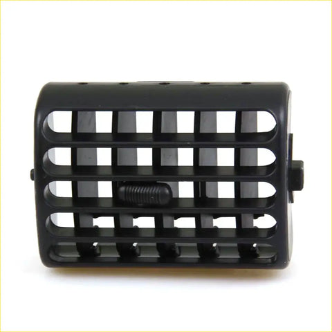 Black plastic vent air trim with grid pattern and textured knob for Mazda B2200 B2600 Ford Ranger