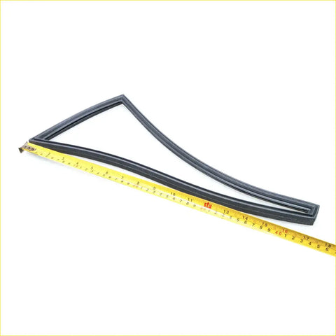 Black rubber vent weatherstrip quarter seal for Nissan Datsun Patrol G60 with smooth flexible texture and rectangular shape