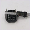 Black plastic ventilator air trim with grid pattern and ridged edges for mazda b2200 2600 1985-2006