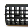 Black plastic ventilator air trim with ribbed knob for adjusting car air vent on mazda b2200 1985-2006 back view