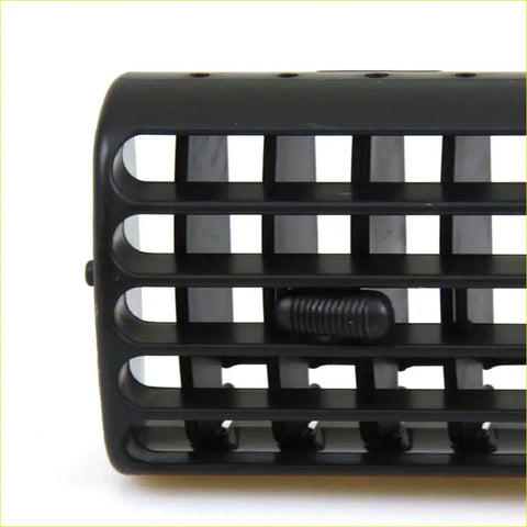 Black plastic ventilator air trim with ribbed knob for adjusting car air vent on mazda b2200 1985-2006 back view