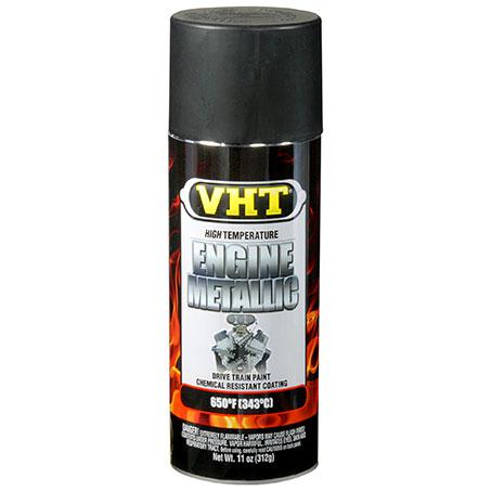 VHT Aerosol Spray Engine Enamel Paint Metallic Black