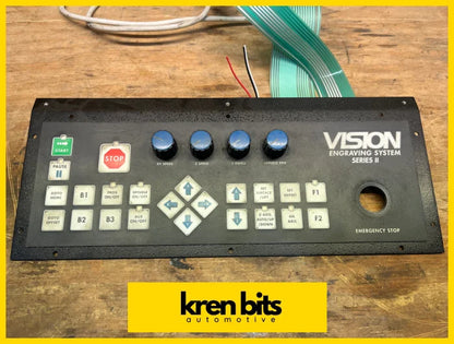 Vision Series 2 Cnc Engraving Machine - Front Control Panel