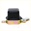 Black rectangular ignition coil with metallic base and white connector for voltage regulator on Nissan Datsun Fairlady