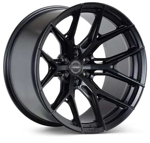 Vossen HF6-4 18x9 / 6x139.7 / ET0 / Super Deep / 106.1 CB - Satin Black Wheel (image 2)