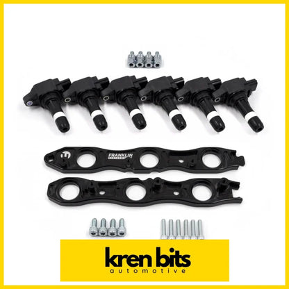 Vr38 Coil Conversion Kit For Nissan Rb Engines Black / Non Neo Complete (Hitachi Coils)