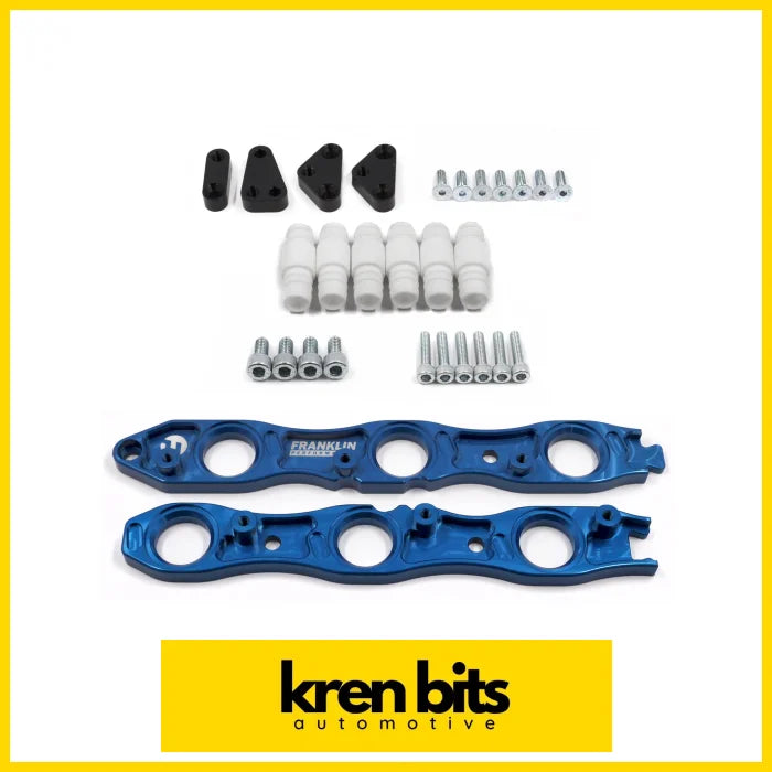 Vr38 Coil Conversion Kit For Nissan Rb Engines Blue / Neo Bracket Set Only