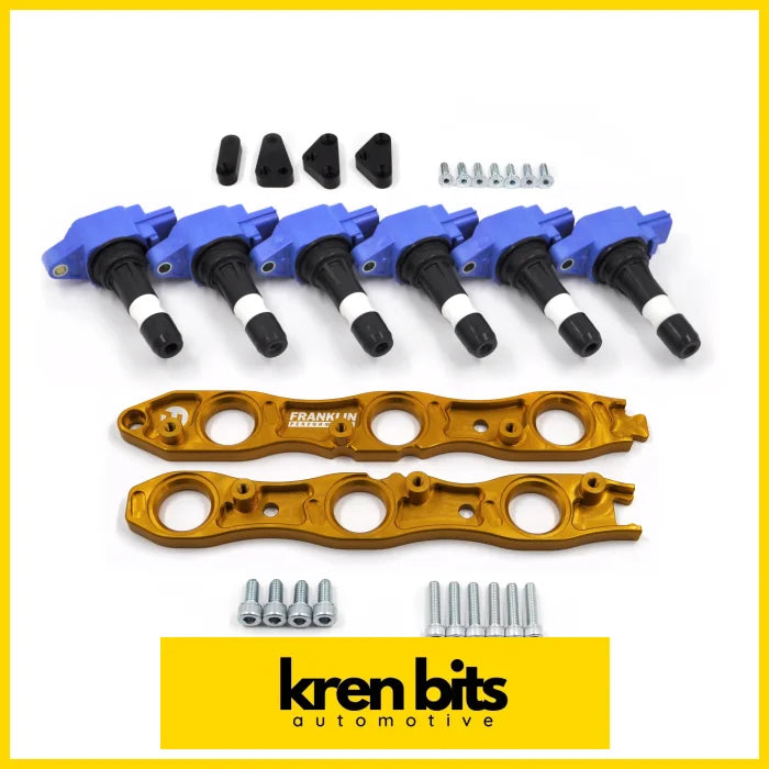 Vr38 Coil Conversion Kit For Nissan Rb Engines Gold / Non Neo Complete (Spit Fire)