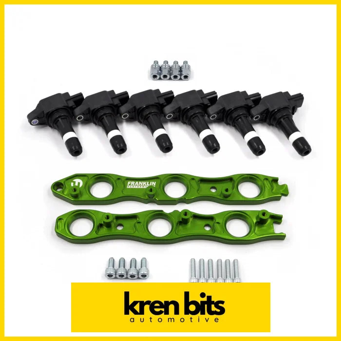 Vr38 Coil Conversion Kit For Nissan Rb Engines Green / Non Neo Complete (Hitachi Coils)