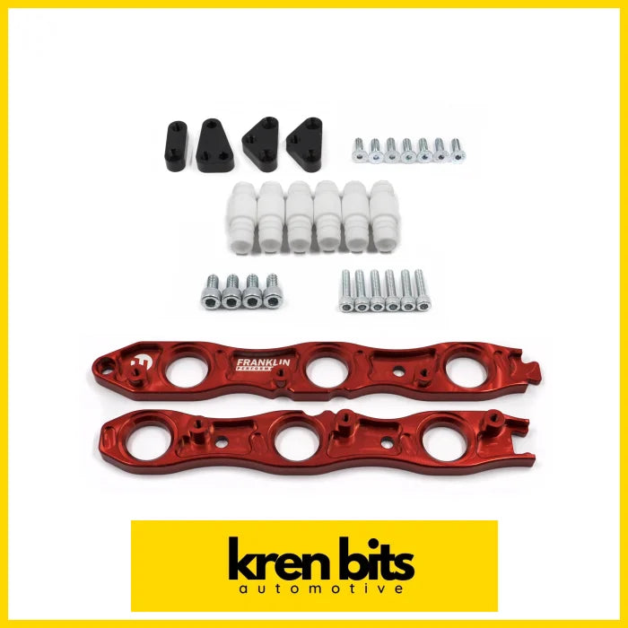 Vr38 Coil Conversion Kit For Nissan Rb Engines Red / Neo Bracket Set Only