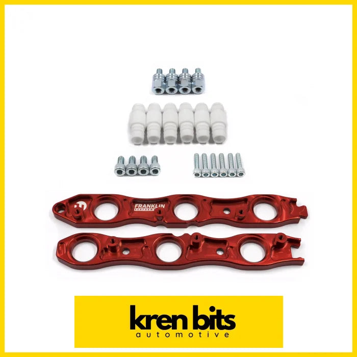 Vr38 Coil Conversion Kit For Nissan Rb Engines Red / Non Neo Bracket Set Only