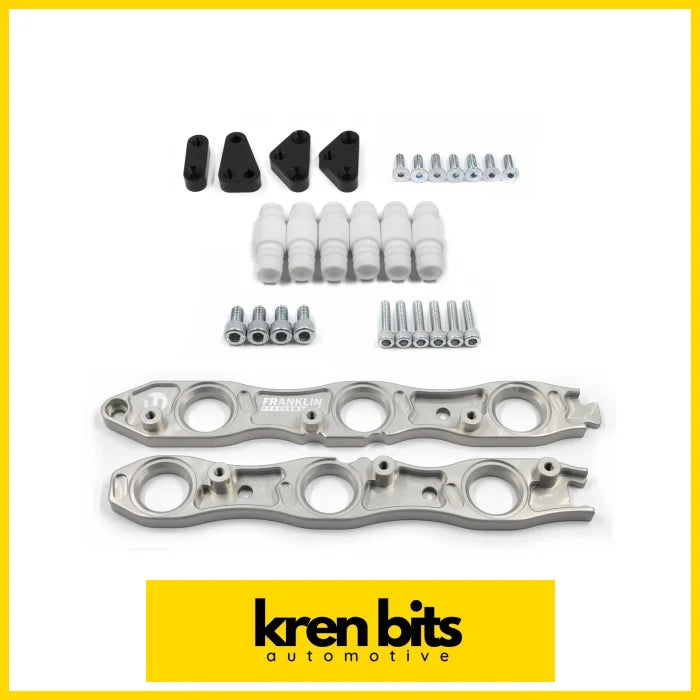 Vr38 Coil Conversion Kit For Nissan Rb Engines Silver / Neo Bracket Set Only