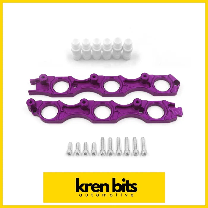 Vr38 Coil Conversion Kit For Toyota Jz Engines Purple / Bracket Set Only