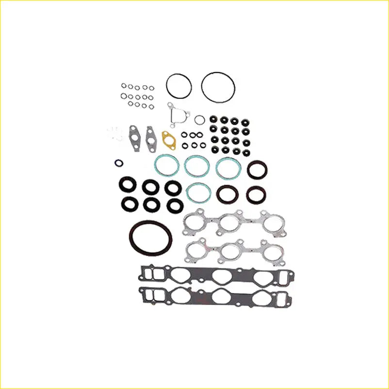 Black green and silver metal engine gasket set with seals and bolts for toyota prado vzj90 5vz-fe by VRS