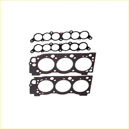 Black engine head gaskets with red sealing lines from vrs kit for toyota prado vzj90 5vz-fe engine