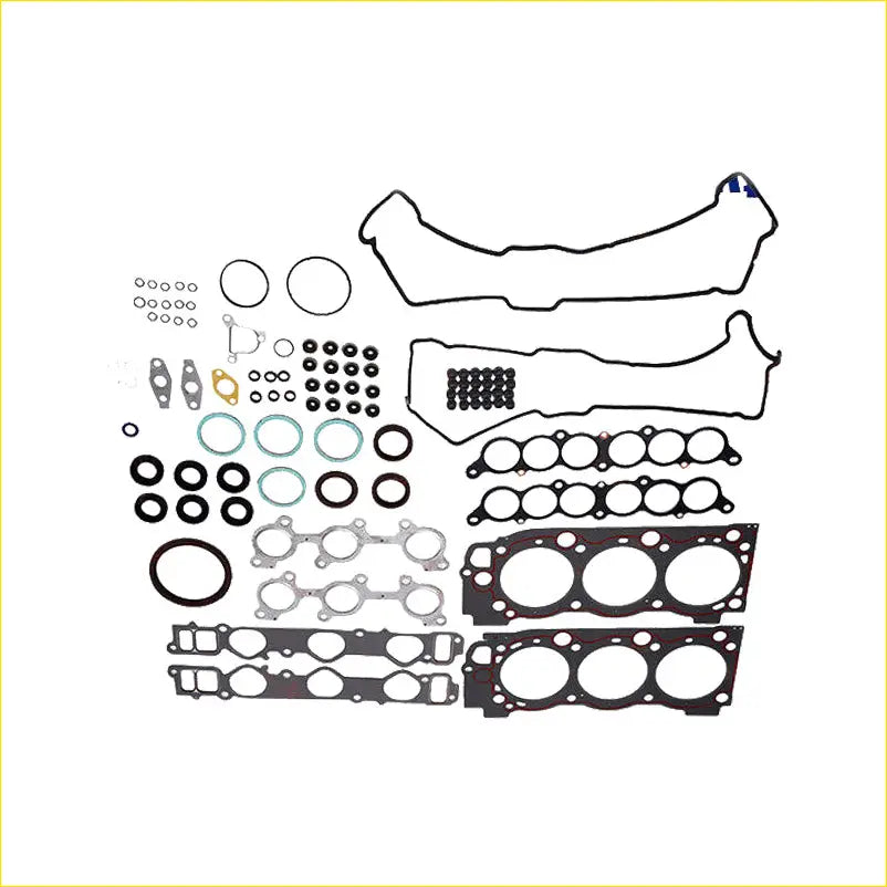 Black and silver VRS head gasket kit with seals o-rings and metal bolts for Toyota Prado VZJ90 5VZ-FE engine