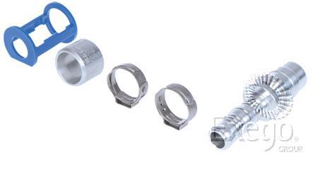 Vulkan Lokring Steel Fitting 19mm Tube Splicer Tube