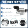 Black and silver metal and plastic vvt solenoid valve body with black connector housing for toyota mark ii 2000-2007