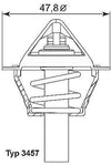 Wahler Thermostat 3457.90D
