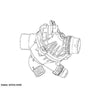 Wahler Thermostat Housing 410766.103D0