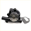 Black cast iron water pump with polished silver hub and black rubber gasket for nissan navara d21 2.3l sd23