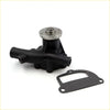 Black automotive water pump with silver metal top cap and black rubber gasket for 2.3L sd23 nissan navara d21