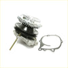Silver aluminum water pump with black rubber seal and gasket for nissan datsun 720 18l l18s 1980-1986