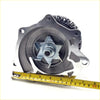 Gray metallic water pump assembly with star-shaped impeller and ribbed housing for nissan navara pathfinder terrano 1985-1997