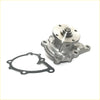 Silver aluminum water pump with black rubber gasket for Nissan Sunny 2-door A12 engine 1971-1994