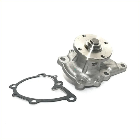 Silver aluminum water pump with black rubber gasket for Nissan Sunny 2-door A12 engine 1971-1994