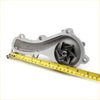 Silver metallic water pump for nissan ad wingroad 1999-2005 with star-shaped impeller and 314 marking on casing