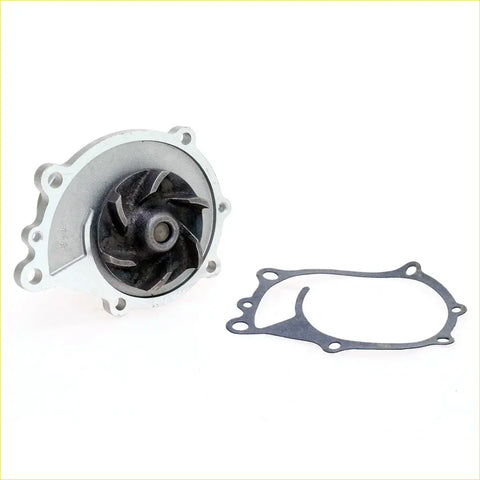 Silver metal water pump with black impeller and gasket for nissan datsun 521 620 720 l16 1973-1985