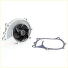 Silver metal car water pump with black impeller and gasket for nissan datsun 521 620 720 l16 engine 1973-1985