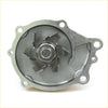 Gray metallic water pump for Nissan Datsun Fairlady 240Z 260Z 280Z S30 with central impeller and mounting holes