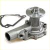 Gray metallic water pump with black rubber gasket for Nissan Datsun ute 520 521 620 720 1965-1986