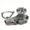Gray metallic water pump with matching gasket for nissan datsun ute 520 521 620 720 1965 to 1986