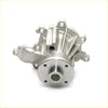 Silver aluminum water pump for nissan navara d40 frontier pathfinder r51 yd25 with flanged base and mounting holes