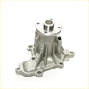 Silver aluminum water pump for nissan navara d40 frontier pathfinder r51 yd25 with circular top plate and mounting holes