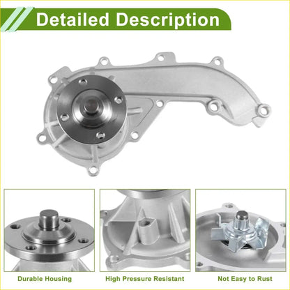 Water Pump for Toyota Fortuner 2004-2015 - Engine Cooling System
